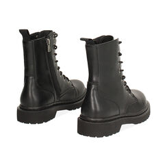 Anfibi neri con suola in gomma, Primadonna, 267535001EPNERO035, 004 preview