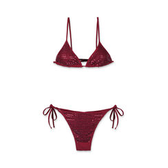 Bikini da donna bordeaux a triangolo, Primadonna, 25L503451LYBORDL, 001a