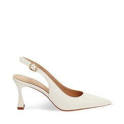 D&eacute;collet&eacute; panna tacco 7,5 cm, Scarpe, 272141101VEPANN035, 001a