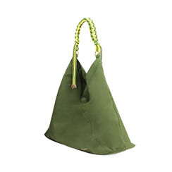 Bolso de hombro verde militar con bolsillos, Primadonna, 27C303007TSMILIUNI, 003 preview