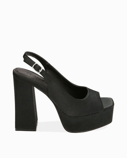 ZAPATOS SANDALIA RASO NERO, BLACK