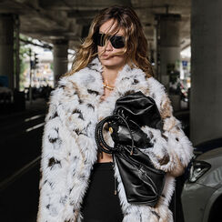 Borsa a mano nera con manico circolare, Primadonna, 262341875EPNEROUNI, 002 preview