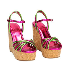 Cuñas fucsia de laminado, Primadonna, 232721722LMFUCS035, 002a