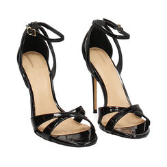 Sandales noires avec talon de 11,5 cm, Primadonna, 272107303VENERO035, 003 preview