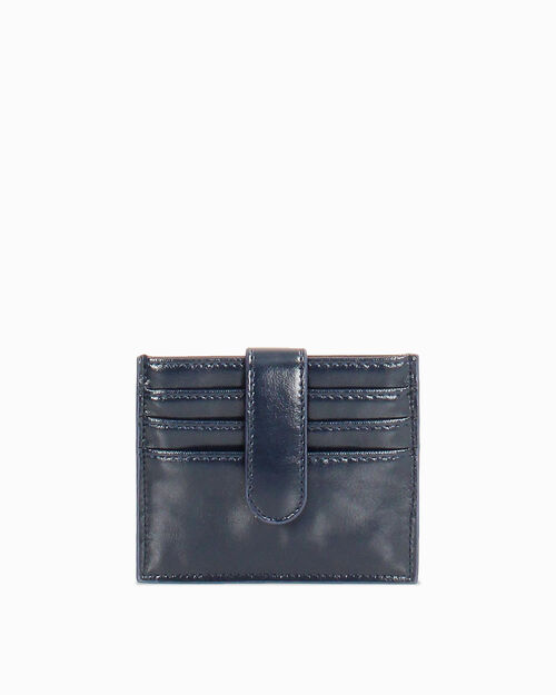 Cartera azul brillante compacta, BLUE