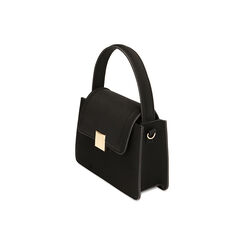 Mini bag nera in tessuto, Primadonna, 215124661LYNEROUNI, 002 preview