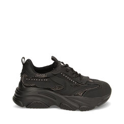 WOMEN SHOES SNEAKERS SYNTHETIC NERO, Primadonna, 229300801EPNERO036, 001a