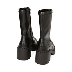 Stivaletti neri, tacco 6,7 cm, Primadonna, 220623911EPNERO038, 003 preview
