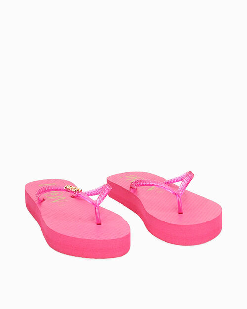 Sandali mare fucsia in pvc, 