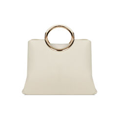 Bolso de mano crema con bandolera removible, Primadonna, 272323636EPPANNUNI, 004 preview