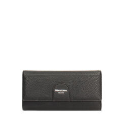 Portefeuille noir avec détails sophistiqués, Primadonna, 265702125EPNEROUNI, 001a