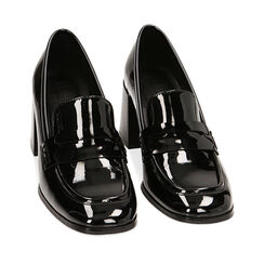 CALZATURA MOCASSINO SINTETICO VERNICE NE, Primadonna, 224888001VENERO037, 002a