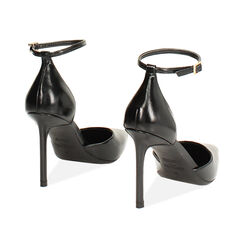 Décolleté open shank neri con tacco 9,5 cm, Primadonna, 262156402EUNERO035, 004 preview