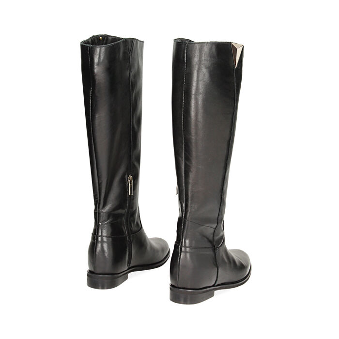 Stivali neri in pelle donna Primadonna Collection