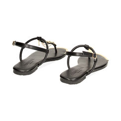 Sandales basses noires, Fin de Collection, 234992805EPNERO039, 003 preview
