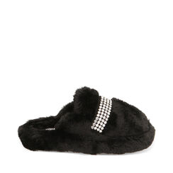 CALZATURA PANTOFOLE FUR NERO, Primadonna, 224702213FUNERO035, 001a