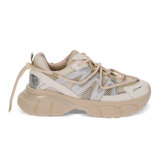 Sneakers beige, Primadonna, 239305901TSBEIG037