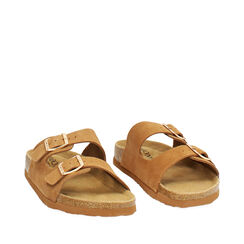 Fussbett femme cognac en daim, Primadonna, 25R300028CMCOGN036, 002a