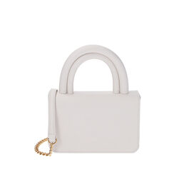 Mini bag a mano bianca, Primadonna, 215124461EPBIANUNI, 001a