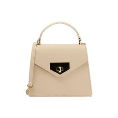 Mini bolso beige con bandolera removible, Bolsos, 275126728VEBEIGUNI, 001 preview