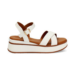 Zeppe donna bianche basic, Primadonna, 254991730EPBIAN035, 001 preview