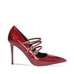 Decolleté cherry con cinturini e tacco 10 cm, Primadonna, 262130604VECHER035, 001a
