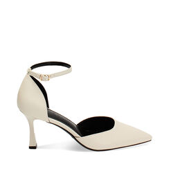 Décolleté open shank panna, tacco 7,5 cm, Primadonna, 244909202EPPANN037, 001a