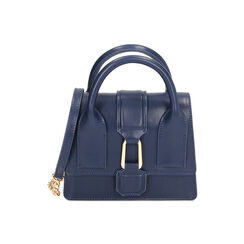 Mini bag a mano blu, Primadonna, 215124537EPBLUEUNI, 001 preview