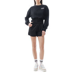 Shorts neri in cotone, Primadonna, 21C910004CONEROM, 003 preview