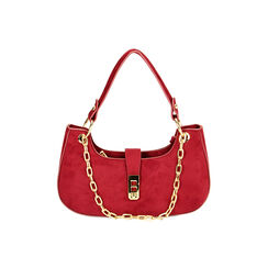 Mini-bag bordeaux con catene, Primadonna, 225125078MFBORDUNI, 001 preview