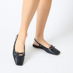 Ballerines slingback femme simples noires, Primadonna, 254939201EPNERO035, 002a