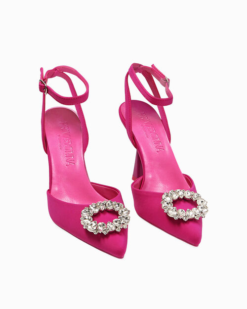 CALZATURA DECO. SLINGBACK LYCRA FUCS, FUCHSIA