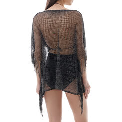 Poncho copricostume nero, Primadonna, 21B400007TSNEROUNI, 002a