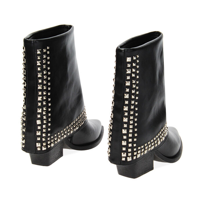 Bottines femme noires a clous Primadonna Collection
