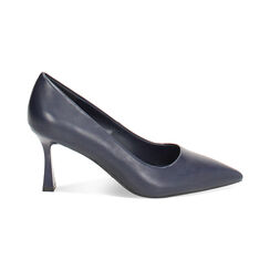 Décolleté blu, tacco 7,5 cm, Primadonna, 244909201EPBLUE035, 001 preview