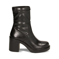 CALZATURA TRONCHETTI PELLE NERO, Primadonna, 22N140004PENERO035, 001 preview