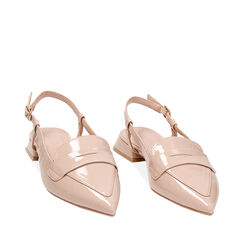 Ballerine slingback nude in naplack, Primadonna, 234906901NPNUDE035, 002a