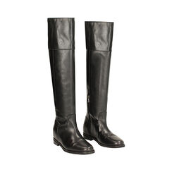 Stivali in pelle neri, Primadonna, 24L610001PENERO035, 002 preview
