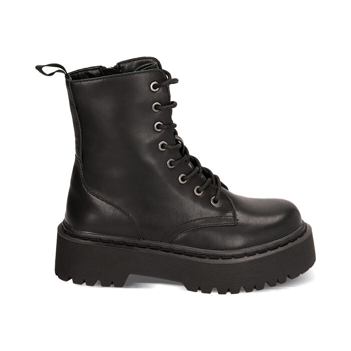 Anfibio nero, platform 5 cm, Primadonna, 247533391EPNERO036