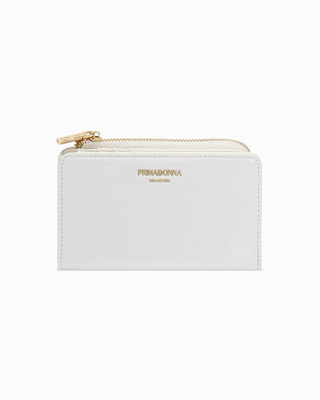 Portafoglio bianco con chiusura elegante