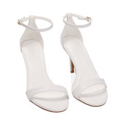 Sandali bianchi, tacco 8,5 cm, Primadonna, 214961505EPBIAN036, 002 preview