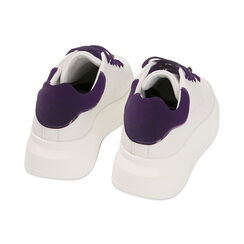 Sneakers bianco/viola, Primadonna, 222866075EPBIVL035, 003 preview