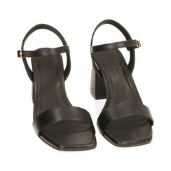 ZAPATOS SANDALIA SINTETICO NERO, Fin de Collection, 214946332EPNERO035, 002a