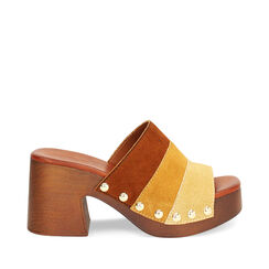 WOMEN SHOES CLOG SUEDE MUCN, Primadonna, 254990102CMMUCN035, 001a