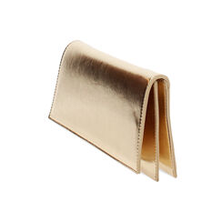 Pochette donna oro in laminato, Primadonna, 255126220LMOROGUNI, 003 preview
