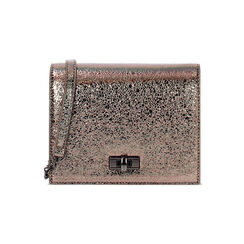 Mini bag bronzo in laminato crack, Promozioni, 245126053LCBRONUNI, 001 preview