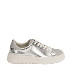 Sneakers argento laminato , Primadonna, 190623207LMARGE036, 001a