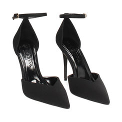 Décolleté open shank nere con tacco 10 cm, Primadonna, 262130618LYNERO035, 003 preview