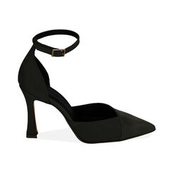 Décolleté nere con cinturino in vernice, tacco 9,5 cm , Special Price, 20M812617VENERO036, 001 preview