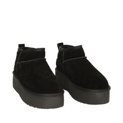WOMEN SHOES BOOTS SUEDE NERO, Primadonna, 22N801251CMNERO035, 002a